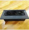 EU Standard Desk Power Socket Multifunctional Desk Conference Table Pop-up Three Inserts Outlet AC110V~220V 12A Outlet