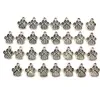 100Pcs alloy Dog Paw Print Footprint Charms Antique silver Charms Pendant For necklace Jewelry Making findings 25x12mm5516689