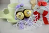 Grossist järn tråd godis lådor gynnar innehavare baby shower bröllop leverantörer chokladpaket sötsaker box vagn hjärta blommor prydda