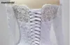 Desses de mariage en dentelle à manches longues Amandabridal à manches longues pour la mariée en tulle robe de mariée plus taille