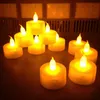 1440 stks / partij Flicking Flameless LED Theelicht Flikker Tea Candle Light Xmas Party Bruiloft Kaarsen Veiligheid Woondecoratie SN533