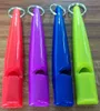 200 sztuk / partia Najnowszy Dog Whistle Pet Training Plastic Whistle MIX Colors