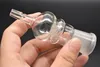 두꺼운 pyrex 유리 화면 유리 봉 기화 기 whip18.8mm 유리 봉 물 파이프 액세서리 2pcs와 함께 기 화약 채찍