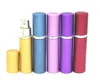 5 ml Mini Sprey Parfüm Şişesi Seyahat Doldurulabilir Boş Kozmetik Konteyner Parfüm Şişesi Atomizer Alüminyum Doldurulabilir Şişeler