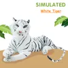 Dorimytrader Simulation Animal Tiger Plush Toy Jumbo Stuffed Animals Realistic Tigers Toys for Children Gift Home Decoration 170cm 67inch