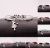 10 stks / partij Infinity Love 8 Armband Dansen / Ballerina Girl Charm Heart Hanger Vrouwen / Mannen Eenvoudige Armbanden / Armbanden Sieraden Gift A118