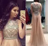 Hoge kwaliteit Champagne Prom Dress Long Holidays Dragen Graduation Avond Party Town Custom Made Plus Size