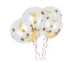 36-inch round transparent Party Decoration paper balloon new hot wedding layout large confetti balloons wholesale