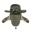 나일론 야외 낚시 여름 그늘 Sun Sunsn Cap Neck Face 360 ​​° Anti-UV Fisherman Hat Combination Function Cap Hats1034068