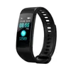 Y5 Smart Bracelet Heart Rate Monitor Blood Pressure Bracelet Ip67 Waterproof Smart Band Sport Smart Watch for IOS Android iPhone X7230144