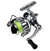 Emmrod Hot Mini100 Pocket Spinning Fiske Reel Alloy Fiske Tackle Liten Spinning Reel Metal Wheel