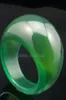 CHALCEDONY NATURAL YUNHAIYUAN VERDE JADE CINZEL ANEL HOMEM 10.5 #