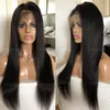 Kinky Curl Lace Front Wig 13x4 Lång Parting Preplucked Hairline 10a Virgin Malaysiska Human Hair Wigs För Black Wome Fast Express Frakt