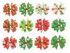 Детские дети Рождественские аксессуары для волос Многоцветный мультфильм дизайн ткани бантом повязки оголовь волос для волос детей