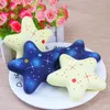 Śliczne Starry Sky Rozgwiazdy Squishy Powolne Rosnące Jumbo wisiorek Ramiączka miękkie Chleb Ciasto New Squishy Gwiazda Elastyczność Stretch Kid Fun Toy Xmas Gift