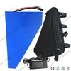 Free shipping to EU US AU Triangle bag 48v 24ah e bike battery lithium for 1000w/1500w motor +30A BMS +3A Charger