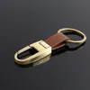 Men and Women Gift High-Grade Real Leather Keychains Classic Design Three Colors Car Key Chain For Sale