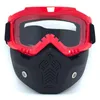 Motorrad-Sonnenbrille, modulare Maske, abnehmbare Schutzbrille und Mundfilter, perfekt für Moto-Halbhelme mit offenem Gesicht oder Vintage-HelmeH5593419