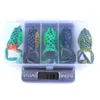 Ny simulering gummi groda mål Snakehead betar 55 cm 155g toppvatten flytande simning 3D mjuk grodfiske lock 5pcbox7779727