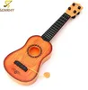 43cm acústica 4 cordas de plástico brinquedo musical ukulele guitarra para crianças crianças iniciantes presentes guitarra desenvolvimento educacional