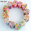 50pcs Popular Nail Art Fimo Tiny Fimo Slices Polymer Clay Nail Art Decorations Tips Glitter DIY Charm Nails Tools 16 designs