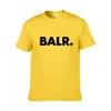 2018 nowa letnia marka BALR odzież O-neck młodzieżowa męska koszulka z nadrukiem koszulka hip-hopowa 100% bawełna moda męska koszulki