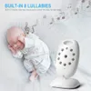 VB601 Video 24ghz Baby Monitor Monitor wireless da 20 pollici LCD Screen 2 Way Talk IR Night Vision Temperation Security Camera 8 Lullabies8995571