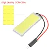 4pcs Otomobil Xenon Hid 36 COB LED MAP AÇIK AÇIK AÇI ARAÇ İÇ PANEL PANEL LAMBA 12V 55006000K W T10 BA9S FESTOOND ADAPTER4415724