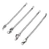 20pcs/lot 5cm Extended&Extension chain with lobster Clasps Jewelry Chains/Tail Extender Chain Drops With buckle for DIY Findings