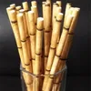 Biologiskt nedbrytbart bambu halmpapper gr￶nt halm Eco Friendly Straw Paper Drink 25 st mycket vid marknadsf￶ring