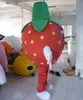 2018 costumes de mascotte de fraise de visage heureux chaud de haute qualité pour adulte à porter à vendre