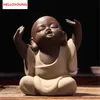 Lovely Buddha Tea Pet Monk Tea Pet High Qulity Purple Sand Tea Set Fitting Hand Decoration Factory Outlets Preferred