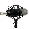 Новый полный комплект BM800 Профессиональный проводной конденсаторный студийный микрофон с подставкой-держателем + поп-фильтр