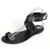 Ladies Sandals Beach Flat Sandals Mixed Color Women Fashion Comfort Black Shoes white Large size 36-43
