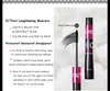 BioAqua Brand 2st / set svart mascara Vattentät silke fiber volym dubbel effekt långvarig förlängning curling ögon smink