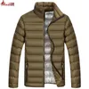 코코르 봄 가을 남성의 가벼운 면화 패딩 파카 코트 겨울 자켓 남자 군사 outwear 바람막이 남성 폭격 자켓