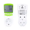 Freeshipping Smart Voltage Electric Current Test LCD Energy Meter Power Metering Socket Plug For Appliances Power