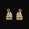 52pcs Zinc Alloy Charms Antique Bronze Plated castle house Charms for Jewelry Making DIY Handmade Pendants 21*11mm