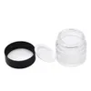 RICH DOG Middle Size Transparent Glass Airtight Stash Jar Portable Vacuum Seal Wax Oil Jar Tobacco Herb Storage Waterproof Container