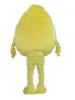 2018 Discount vente d'usine Bonne vision et bonne Ventilation un costume de mascotte de mangue jaune avec de grands yeux pour adulte à porter