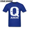 QAnon Freedom Movement تي شيرت الرجال Q Anon الأرنب الأبيض القمصان رسالة مطبوعة الزى بارد رجل الصيف تي شيرت camisetas البلوز QQ