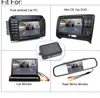 Sensore di parcheggio video per auto Sistema di rilevamento radar di backup inverso I sensori piatti originali da 13 mm possono collegare la telecamera posteriore del monitor DVD dell'auto