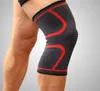 Фитнес работает Велоспорт поддержка колена брекеты эластичный нейлон Спорт сжатия наколенник рукав для баскетбола волейбол