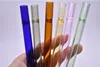 batte de cigarettes de tabac de pipe en verre coloré de 12cm LABS un tuyau de tube de paille en verre de filtre de paille de cigarette filtre le tuyau en verre de bout de filtre pour fumer