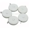 150cm/60inch Round shape white color Waist Tape body measure tape gift promotion 50pcs/lot
