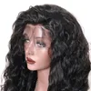 Perruques de cheveux humains avant de dentelle de vague d'eau soyeuse pour femme noire 130 densité sans colle perruques de dentelle complète avec ligne de cheveux naturelle de cheveux de bébé