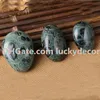 10st 30mm-60mm Freeform Polerad Naturlig Kambaba Jasper Pocket Palm Stone Grön Stromatolite Fossil Ädelsten Orsaker Stone Crystal Healing