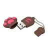 Bulk 10 STKS Cartoon Cat Claw 128 MB USB 20 Flash Drives Bear Claw Thumb Pen Drives Opslag voor PC Laptop Tablet USB Memory Stick Co3331765