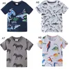 24 styles kids clothing girl boy Kids 100% Cotton Short Sleeve Sharlk Dinosaur Unicorn print T shirt boys girl causal summer t shirt
