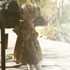Odzież dziecięca Dziewczyny Ubrania 2018 Najnowsze Letnie Baby Girls Dress Sukienka Fly Floral Plised Dress Dzieci Noworodki Casual Beachwear Stroje
